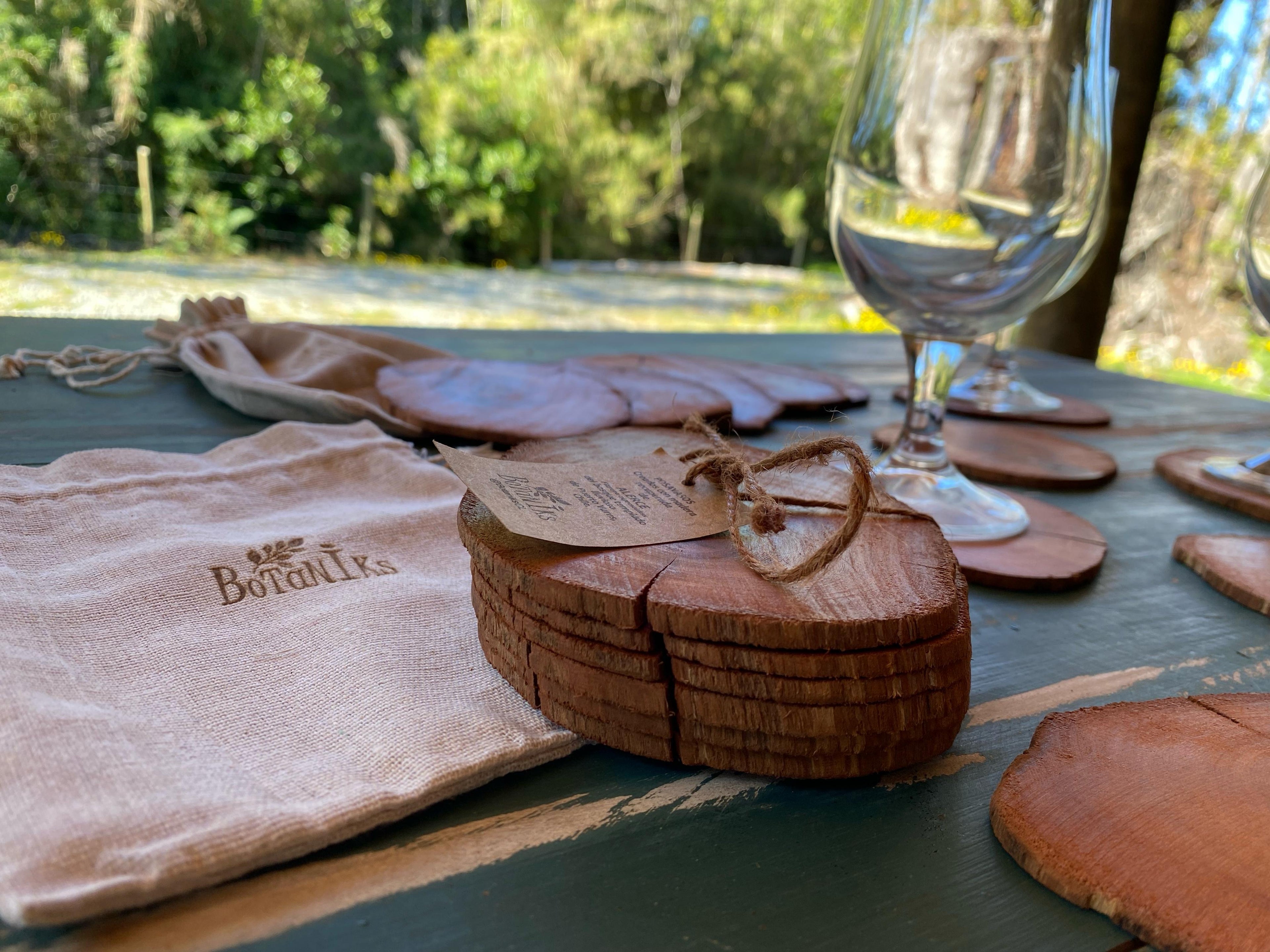 Posavasos madera Alerce