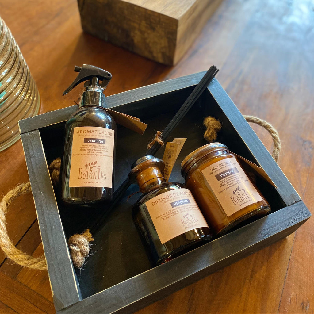 Aromatizador + Difusor ambiente + Vela aromática