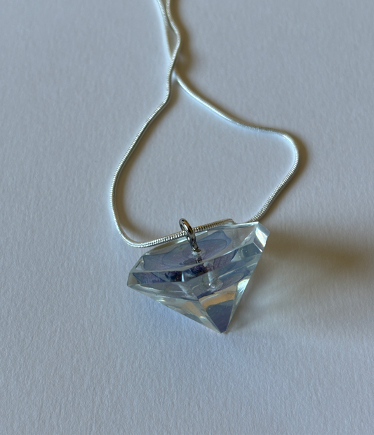 Collar tipo diamante II flor