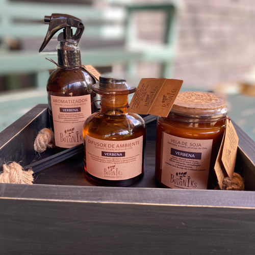 Aromatizador + Difusor ambiente + Vela aromática
