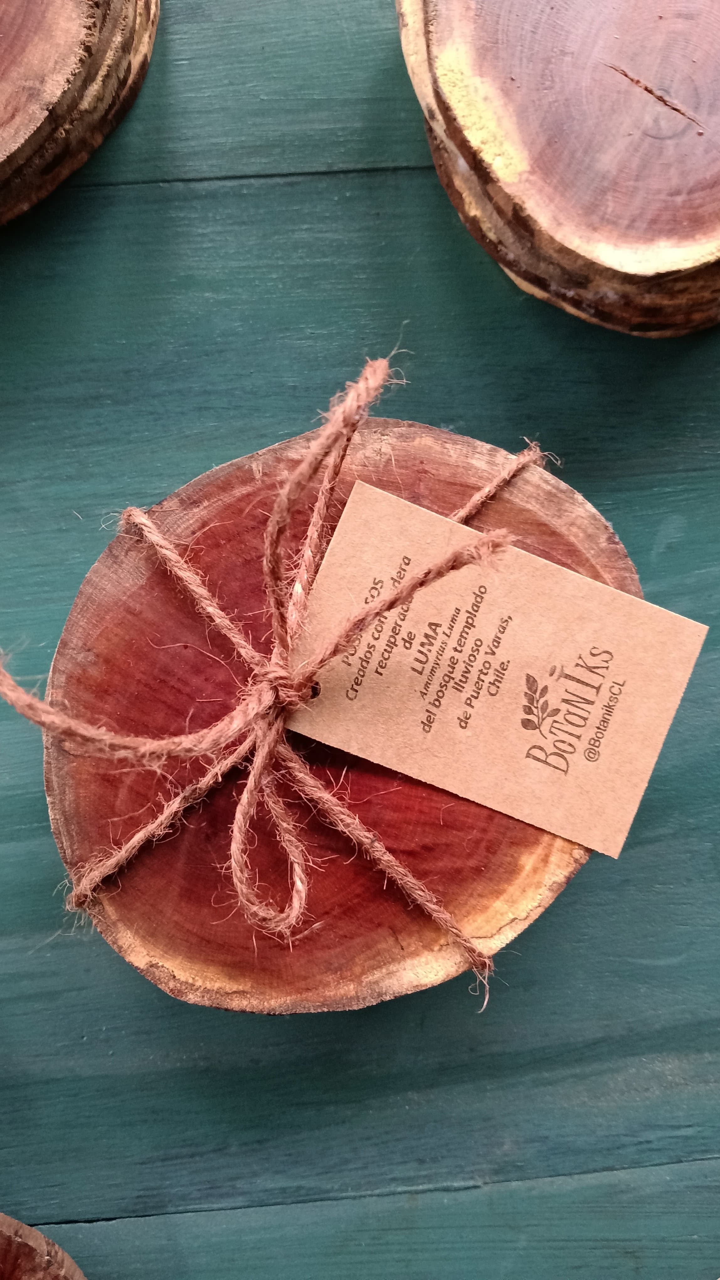 Posavasos madera Luma