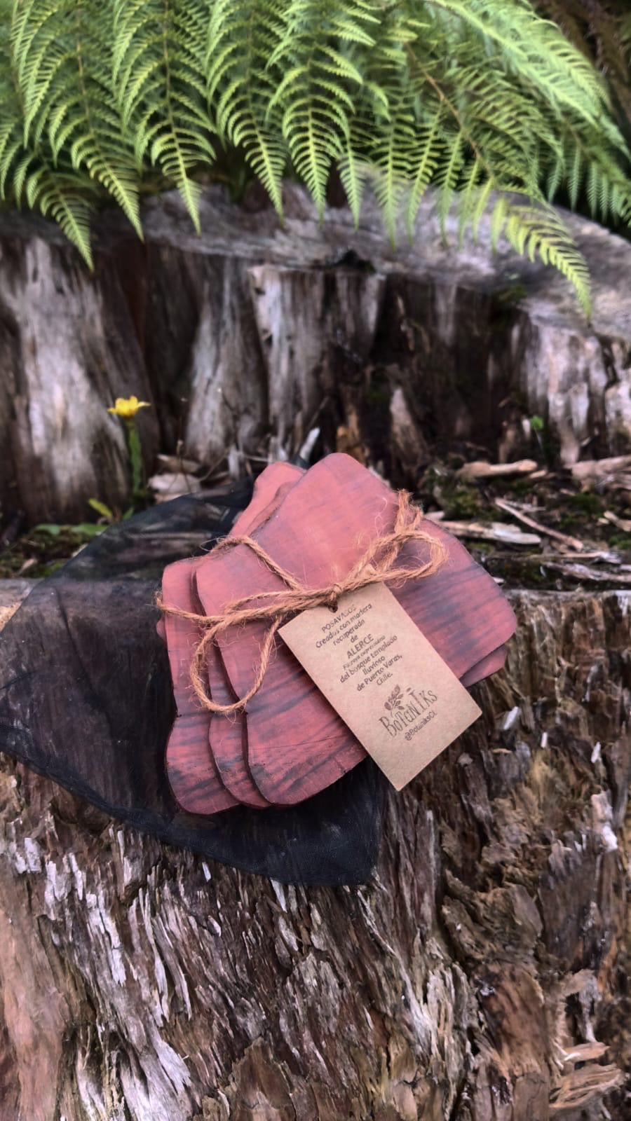 Posavasos madera Alerce