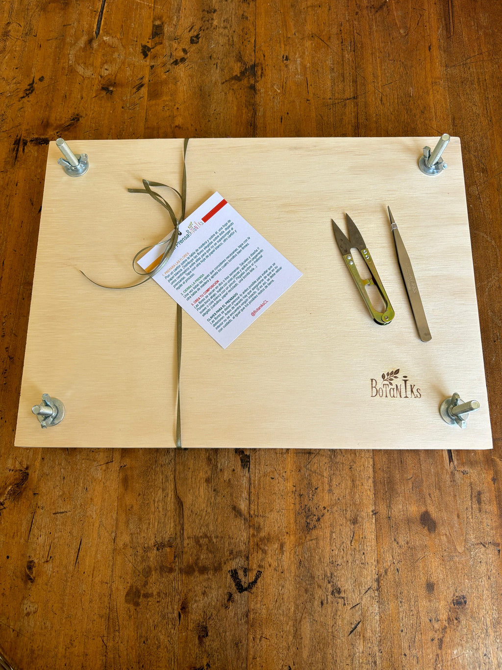 Kit de prensado botánico 38 x 28 cm