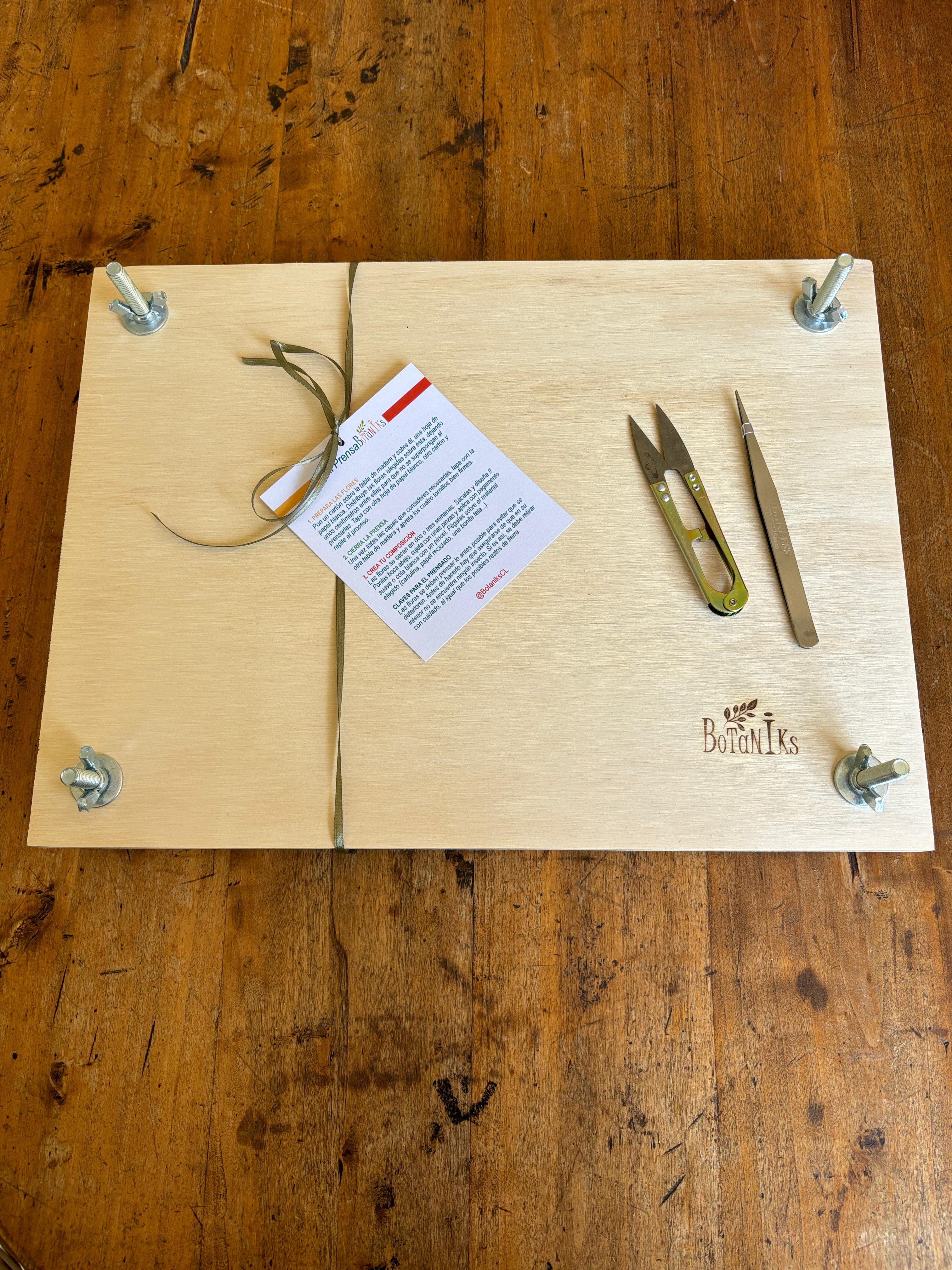 Kit de prensado botánico 38 x 28 cm
