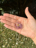 Collar flor prensada VIII