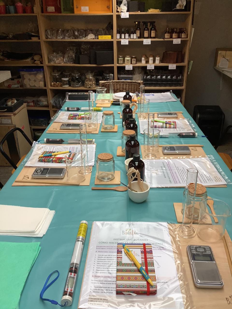 Taller de Elaboración de Velas de Soja
