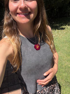 Collar flor prensada III