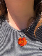 Collar flor prensada II